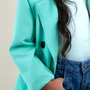 Blazer verde menta