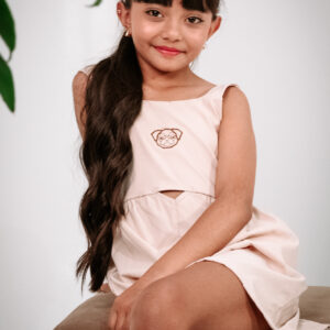 Enterizo en short beige