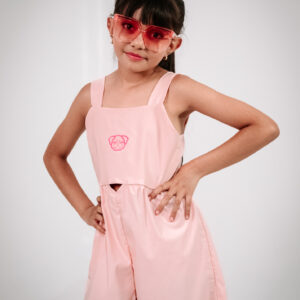 Enterizo en short rosado